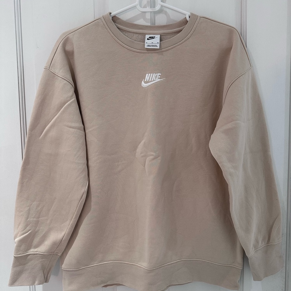 Nike Kids Tan Crewneck Sweater